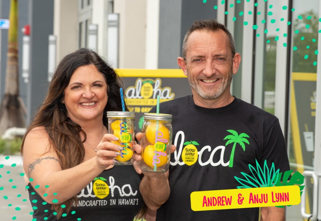 Andrew & Anju Lynn, Wow Wow Hawaiian Lemonade Franchise Owners